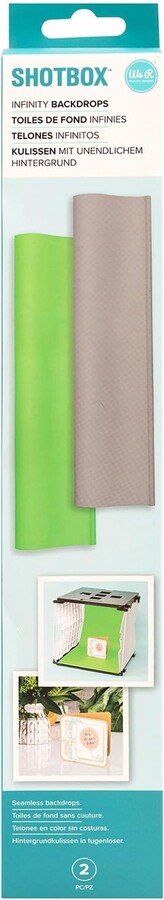 We R Memory Keepers ShotBox Background Infinity Backdrops-Greenscreen & Gray