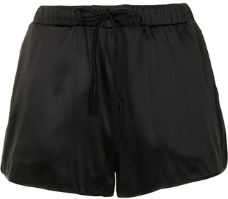 Carine Gilson Silk Fitted Shorts