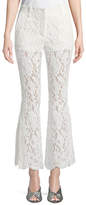 Thumbnail for your product : Proenza Schouler Cropped Flared Lace Pants