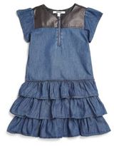 Thumbnail for your product : DKNY Toddler's & Little Girl's Ruffled Denim Dress