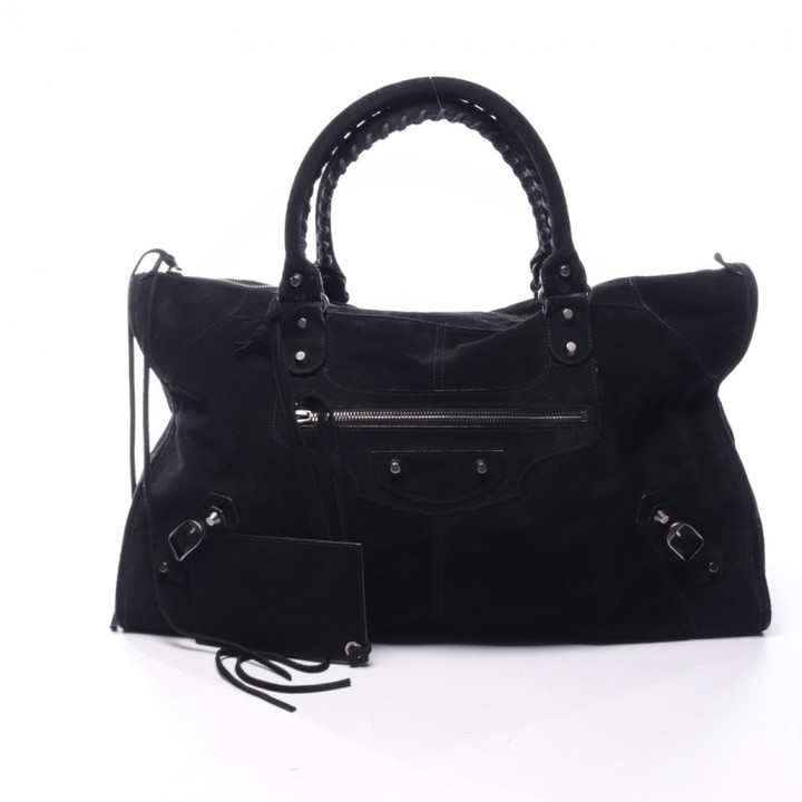 balenciaga suede bag