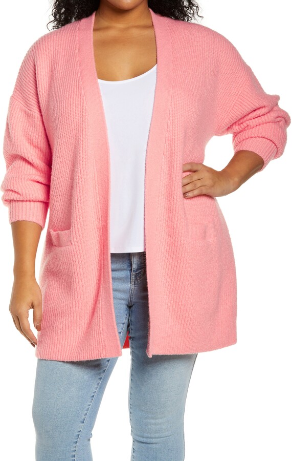 Plus Size Pink Cardigan | Shop the world's largest collection of 