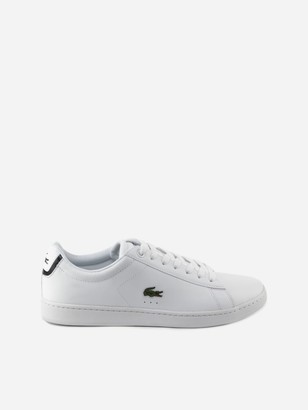 lacoste white rubber shoes