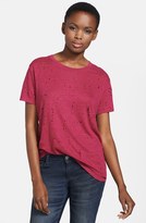 Thumbnail for your product : IRO 'Clay' Ripped Linen Tee