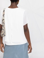 Thumbnail for your product : Boss sheer layered T-shirt
