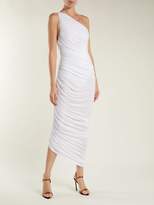 Thumbnail for your product : Norma Kamali Diana Asymmetric Midi Dress - Womens - White
