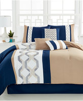 Thumbnail for your product : CLOSEOUT! Carrigan 7 Piece Full Embroidered Comforter Set