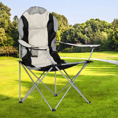 Portable Folding Outdoor Camping Chair | Thickened Sandwich Oxford Fabric, Rustproof Iron Frame, 100Kg Load Capacity, 36X23x41 Inch, Comfortable Backr