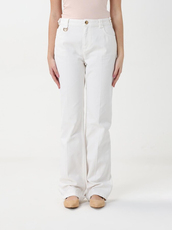 Chloé Jeans Woman color White