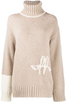 Thumbnail for your product : Off-White Intarsia-Knit Logo Jumper