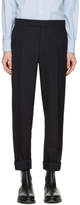 Thumbnail for your product : Thom Browne Navy Classic Backstrap Trousers