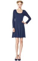 Thumbnail for your product : Alice + Olivia Ricci Fitted Flare Sleeve Shift Dress