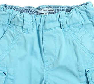Little Marc Jacobs Cotton Gabardine Cargo Shorts
