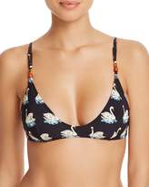 Thumbnail for your product : Stella McCartney Iconic Print Scoopneck Bikini Top
