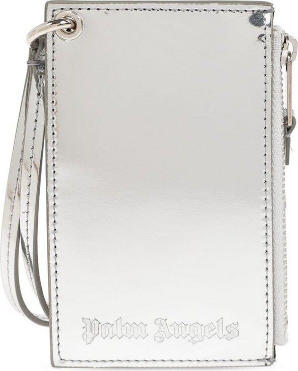 Palm Angels Logo Debossed Neck Strap Cardholder