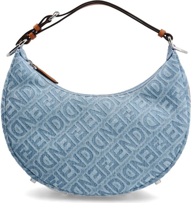 Handbag Fendi Blue in Plastic - 28459785