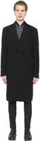 Thumbnail for your product : Dolce & Gabbana Velvet Collar Wool Cloth Coat