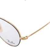 Thumbnail for your product : Ray-Ban two-tone round-frame glasses