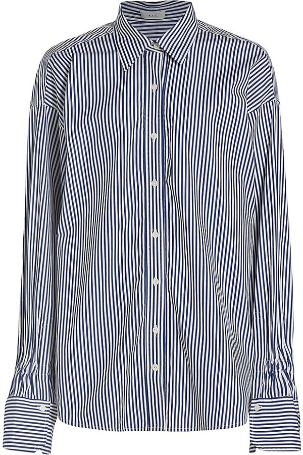 Women Striped Button Up Shirts | ShopStyle