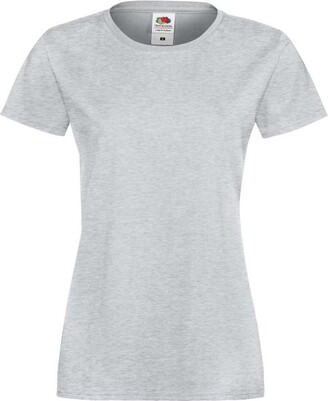 Fruit of the Loom Ladies Lady-fit Sofspun Fashion Fit Cotton T Shirt