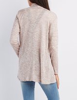 Thumbnail for your product : Charlotte Russe Marled Longline Cardigan