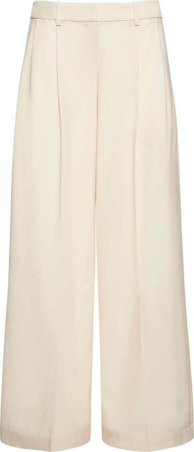 White Wool Pants Women | ShopStyle UK