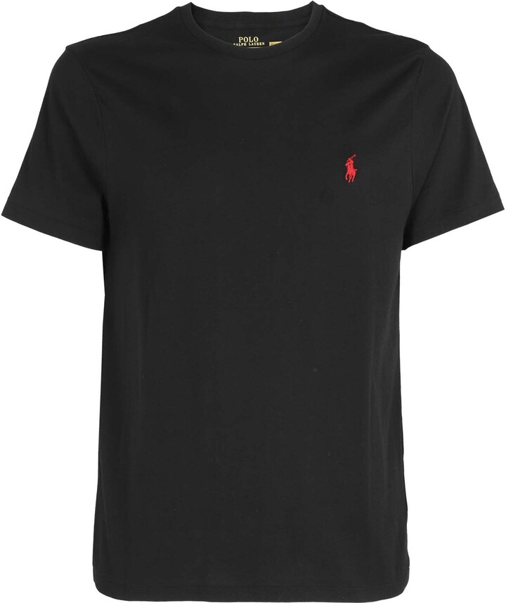 Polo Ralph Lauren Men's Black T-shirts | ShopStyle