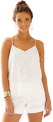 Lilly Pulitzer Dusk Lace Racer Back Tank Top