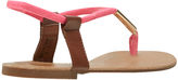 Thumbnail for your product : Wet Seal Canvas Thong Hardware Sandal