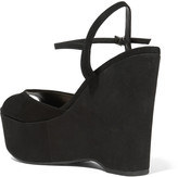 Thumbnail for your product : Schutz Patrycia suede wedge sandals