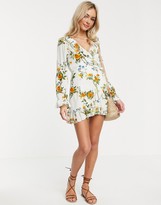 Thumbnail for your product : Raga Buttercup Fields floral print wrap dress