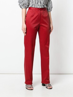 Moschino Pre-Owned High-Rise Flared Trousers