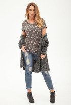 Thumbnail for your product : Forever 21 FOREVER 21+ Heathered Rose Print Tee