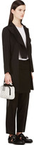 Thumbnail for your product : Yohji Yamamoto Black Buttoned-Back Cropped Blazer