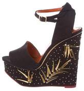 Thumbnail for your product : Charlotte Olympia Mischievous Platform Wedges