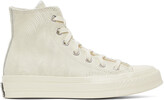Thumbnail for your product : Converse Beige Leather Chuck 70 High Sneakers