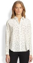 Thumbnail for your product : Theory Aquilina Silk Printed Blouse