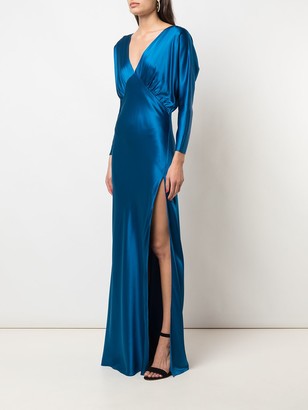 Mason by Michelle Mason Dolman Sleeve Silk Gown