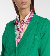 Thumbnail for your product : Etro Cropped cotton cardigan