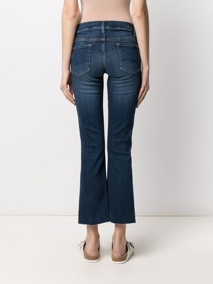 7 For All Mankind Mid-Rise Flared Jeans
