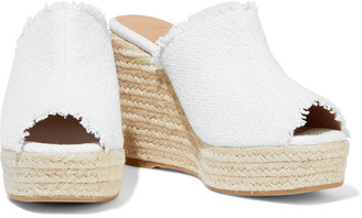 espadrille wedge mules