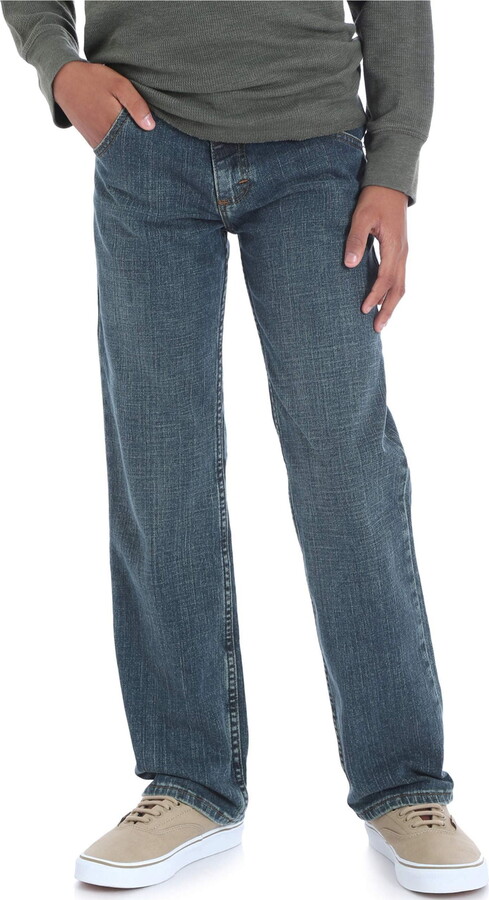 Wrangler Boys Straight Fit Denim Jeans, Sizes 4-16 & Husky