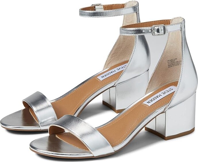 Silver 2 Inch Heel Sandals | ShopStyle