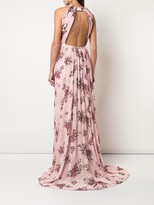 Thumbnail for your product : Marchesa Notte Bridal Halterneck Floral Bridesmaid Dress