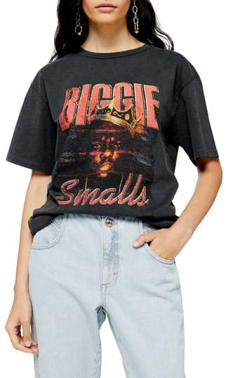 Topshop Biggie Smalls Graphic Tee - ShopStyle T-shirts
