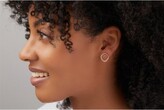 Thumbnail for your product : Bony Levy 14K Gold Textured Open Shape Stud Earrings