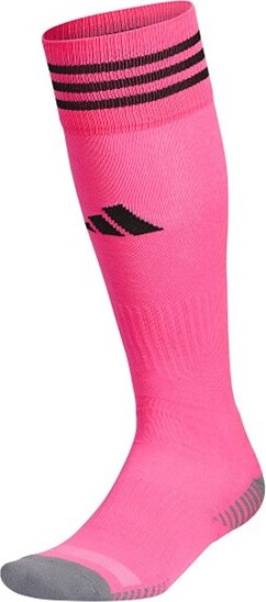 adidas Adult Copa Zone Cushion 5 Knee High Soccer Socks Small Pink/Black
