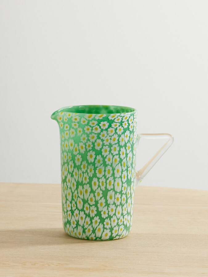 JW Anderson - + Laguna~b Murano Glass Jug - Green