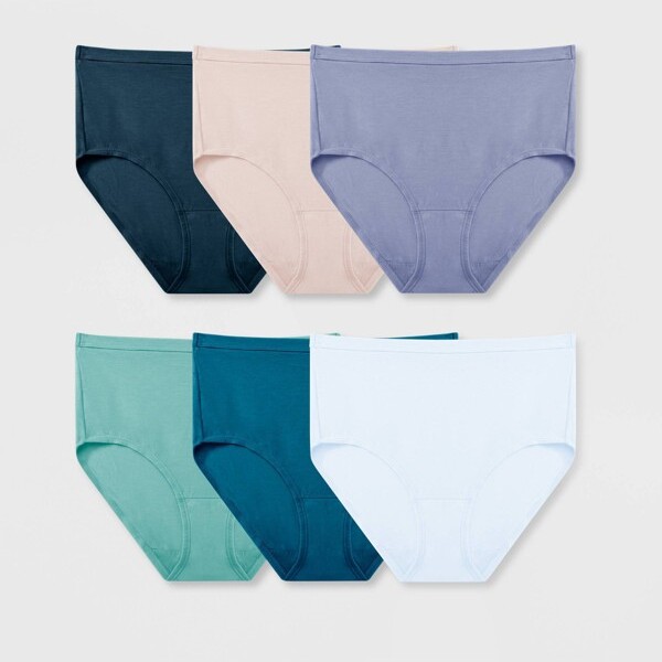 Fruit of the Loom Ladies 4PK 360 Stretch Seamless Low Rise Brief Panty,  Assorted, Size 5 : : Clothing, Shoes & Accessories