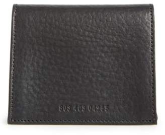 Shinola Gusset Leather Card Case